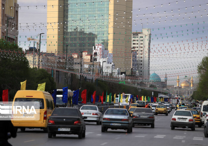🚧 اعمال محدودیت‌های ترافیکی ویژه میلاد امام رضا (ع) در مشهد
