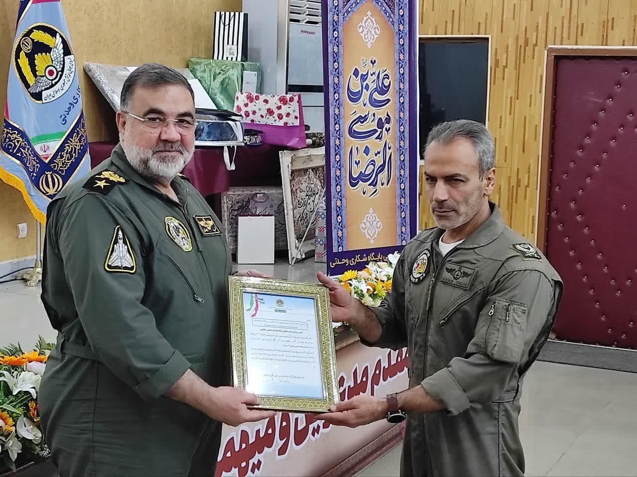 معرفی فرمانده جدید پایگاه چهارم شکاری وحدتی دزفول