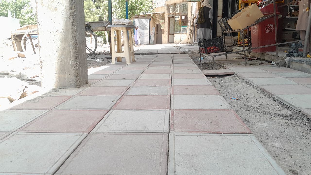 مناسبسازی معابر پر تردد خاش؛ گامی مؤثر در تحقق شهری برای همه