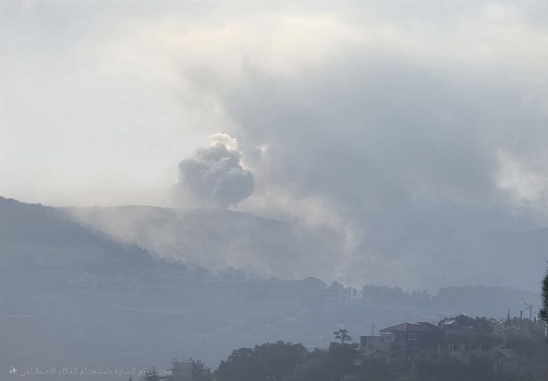 حمله هوایی رژیم صهیونیستی به مناطقی در جنوب لبنان