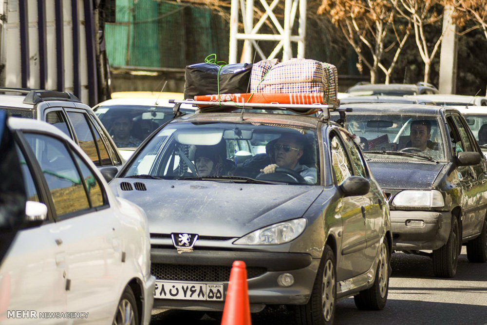 ترافیک سنگین در محورهای شمالی و آزادراههای استان البرز