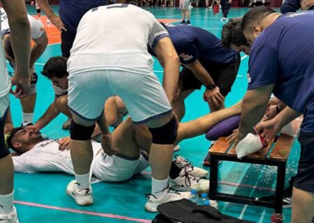 امین اسماعیل‌نژاد مصدوم شد