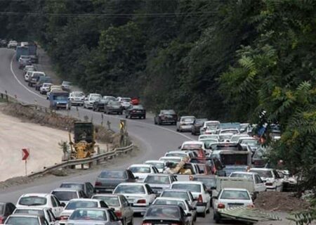 جاده‌های مازندران، دارای ترافیک سنگین