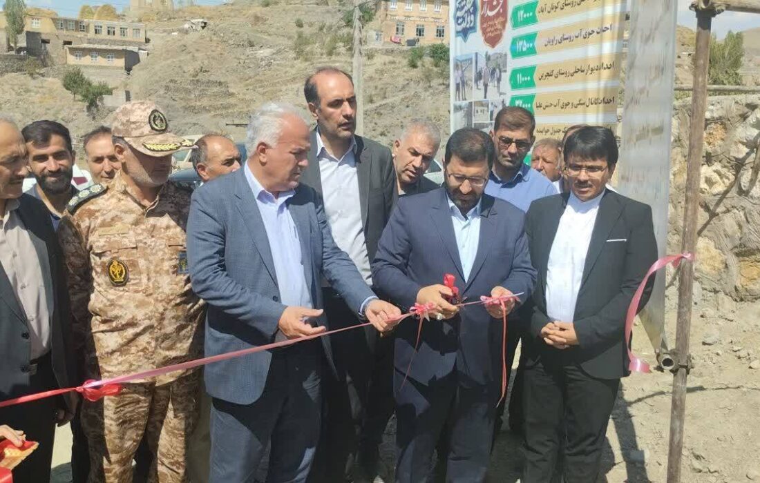 افتتاح همزمان ۹ پروژه عمرانی در بخش قطور شهرستان خوی