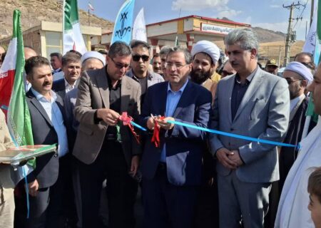 بهره‌برداری از طرح ساماندهی ورودی شهر مهاباد از سمت جاده میاندوآب