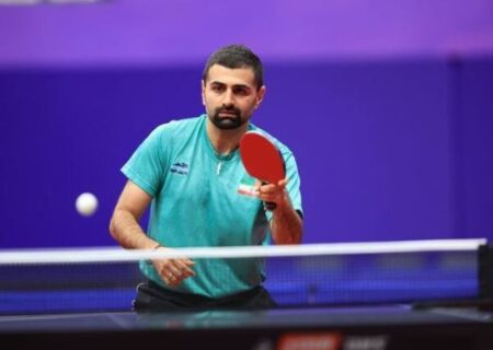 نشان طلای نوشاد عالمیان در تنیس روی میز چک