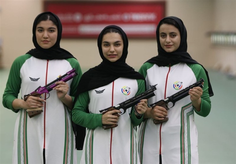 تیراندازی قهرمانی آسیا: تیم تپانچه 10 متر دختران نوجوان به مدال نقره رسید؛ امیری و ارشدنیا فینالیست شدند