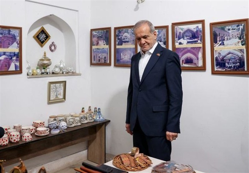 بازدید دکتر پزشکیان از مسجد کبود ایروان؛ سفری به تاریخ و معماری ارمنستان