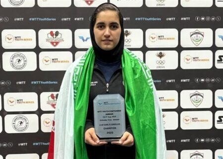 درخشش بی‌نظیر پینگ پنگ باز 17 ساله همدانی در مسابقات بین‌المللی اردن