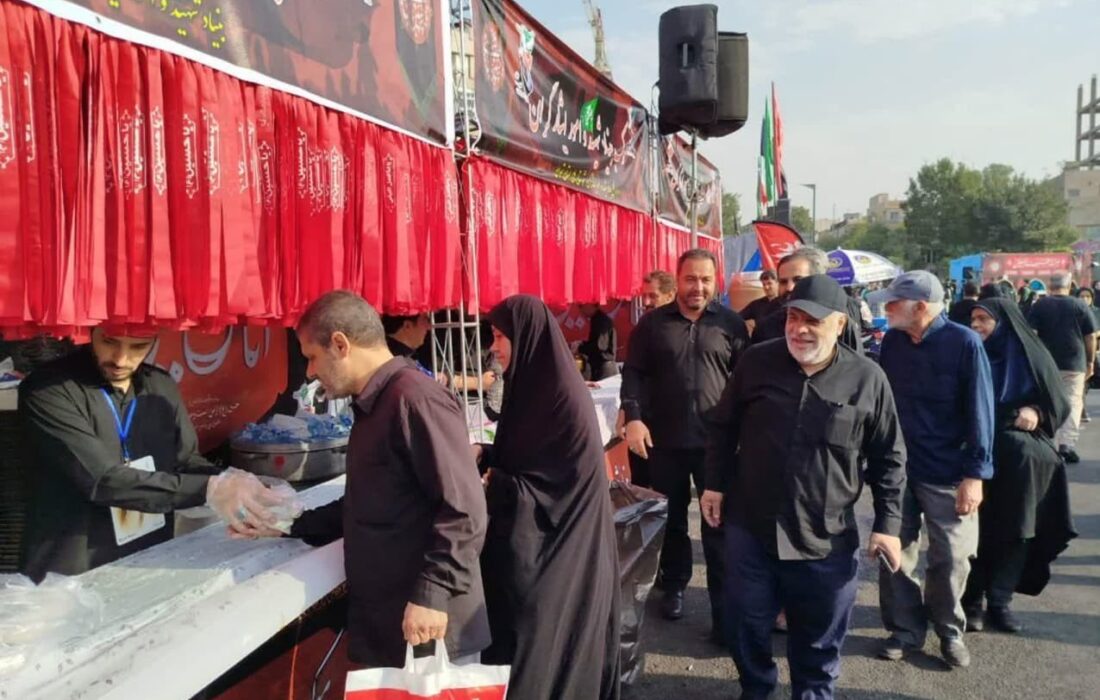 خادمان همدانی در موکب شهید سلیمانی: پیوند دلها با کربلا