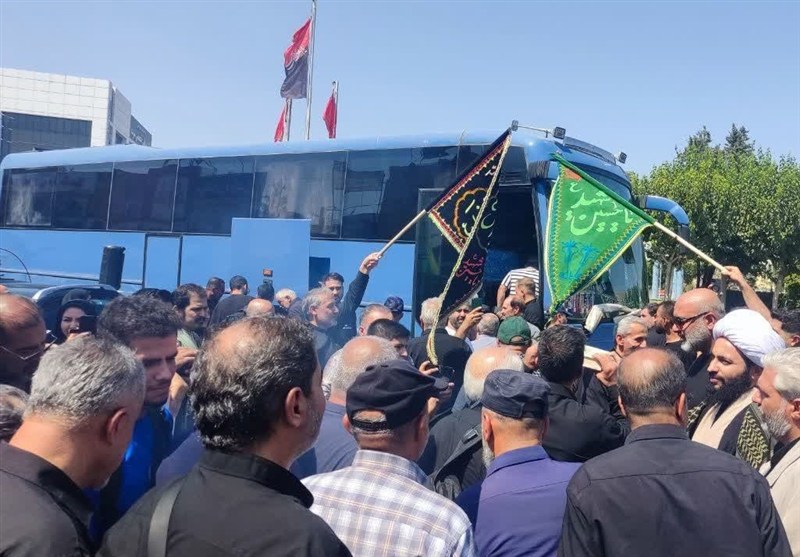 اعزام گسترده بیش از 4500 زائر اربعین از اسلامشهر به مرز مهران با 128 دستگاه اتوبوس + تصویر