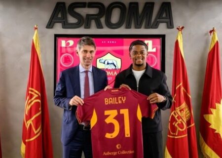 لئون بیلی به رم پیوست: ستاره جدید رم با سرعتی بی‌نظیر