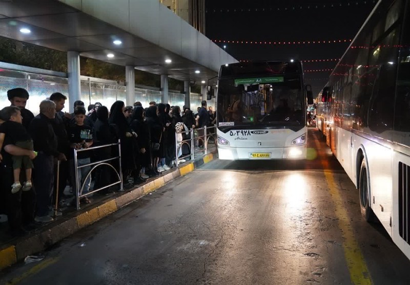 اتوبوسرانی مشهد: خدمات شبانهروزی به زائران دهه پایانی صفر با امنیت و سرعت