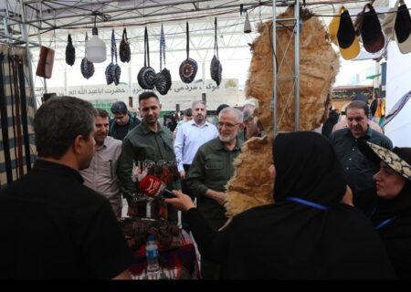 مرز مهران: بازارچه صنایع دستی در مسیر بازگشت زائران | فیلم گزارش جامع