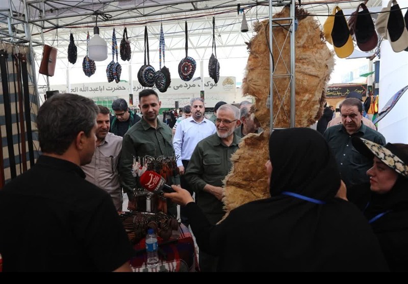 مرز مهران: بازارچه صنایع دستی در مسیر بازگشت زائران | فیلم گزارش جامع