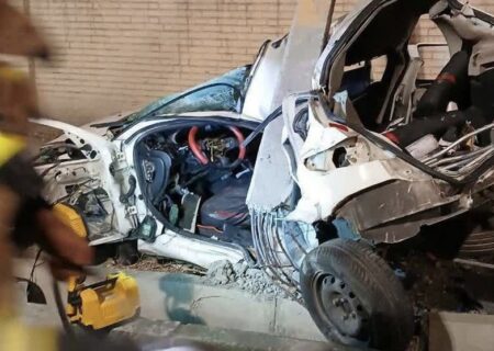 تصادف زنجیره‌ای در گردنه مروارید کامیاران؛ ۵ نفر کشته و زخمی شدند