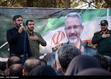 شیراز در عزای سردار غیب‌پرور؛ مراسم چهلمین روز شهادت با حضور گسترده مردم و مسئولان