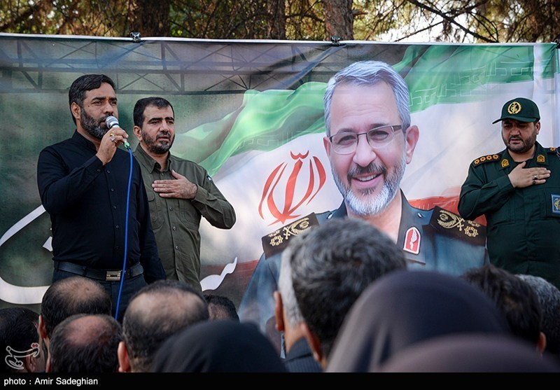 شیراز در عزای سردار غیبپرور؛ مراسم چهلمین روز شهادت با حضور گسترده مردم و مسئولان