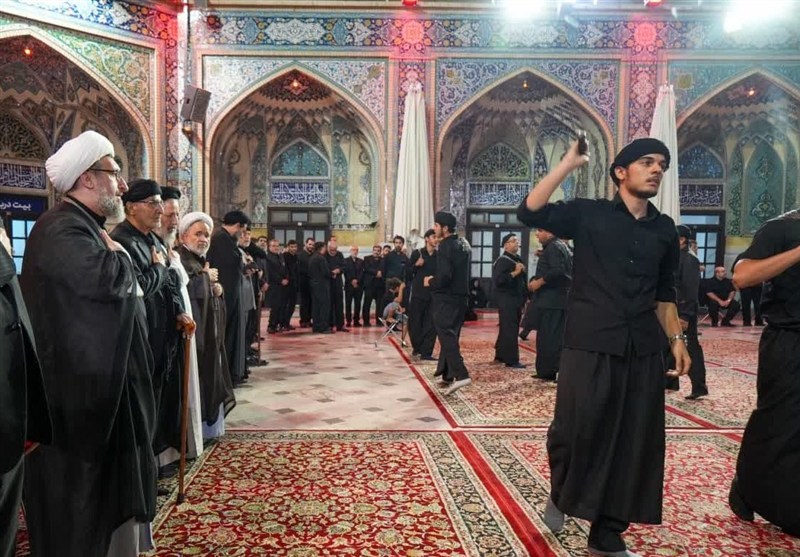 دستههای حسینی تبریز در حرم مطهر رضوی به مناسبت 28 صفر؛ تجمعی باشکوه در مشهد