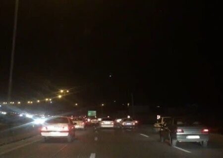 ترافیک شبانه محور تهران-مشهد در محدوده استان سمنان به نیمه‌سنگین رسید