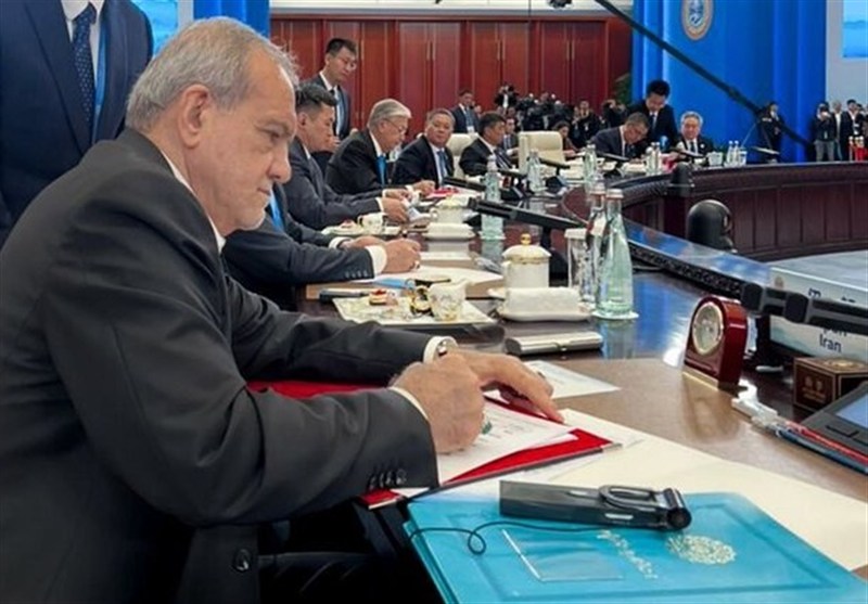 امضای اسناد اجلاس سران شانگهای توسط پزشکیان