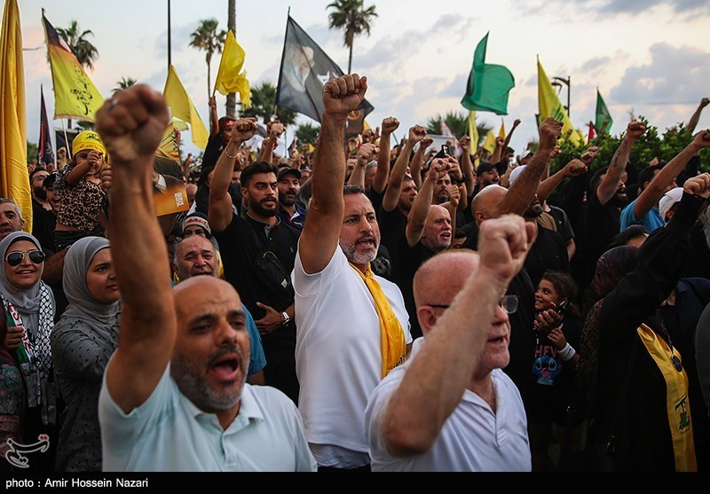 مراسم سالگرد شهدای حزب‌الله، نصرالله و صفی‌الدین، در بیروت آغاز شد