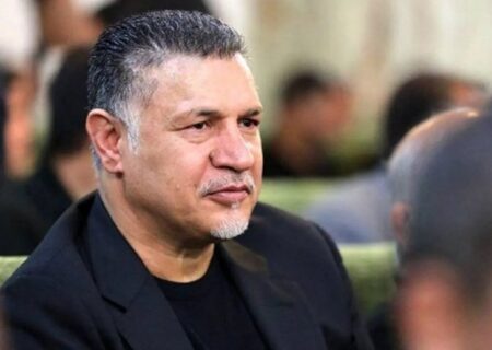 حضور علی دایی سر مزار دوست قدیمی + عکس