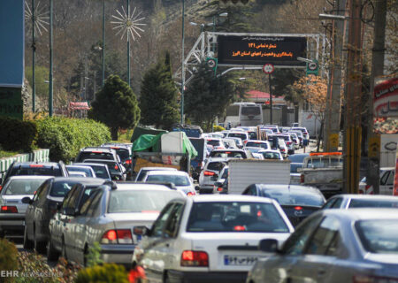 ترافیک سنگین در جاده‌های البرز؛ تردد از تهران-شمال ممنوع شد