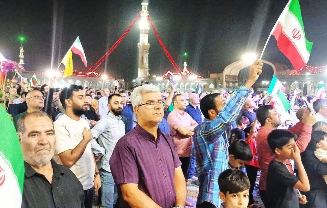 لبیکِ شبانه در جمکران؛ لشکریان ظهور به صف شدند+فیلم