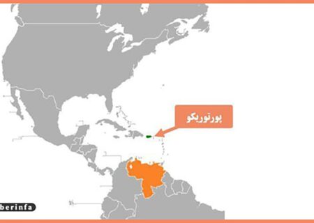 فرود ۵ فروند جنگنده F-۳۵ آمریکا در نزدیکی ونزوئلا