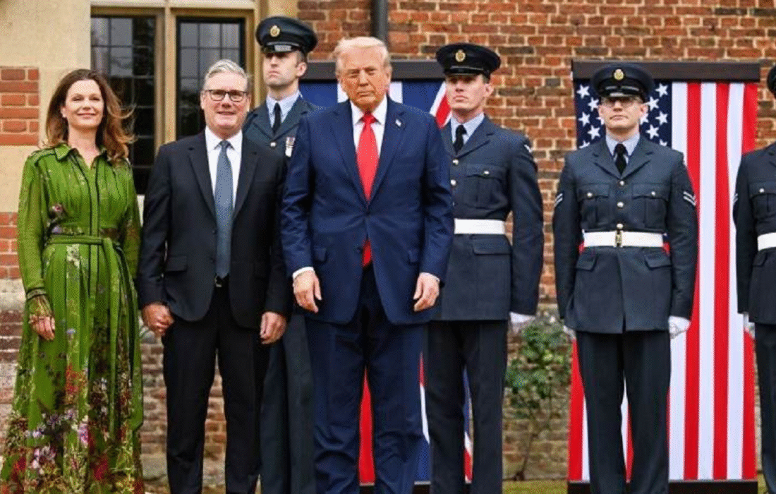 استارمر از ترامپ در چکرز استقبال کرد