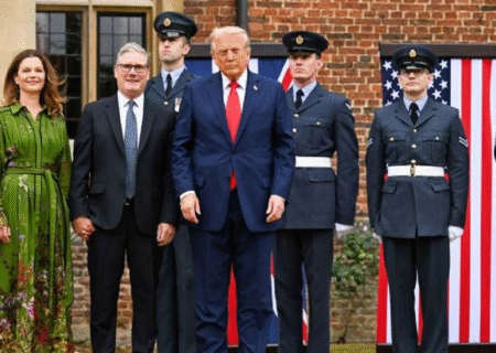 استارمر از ترامپ در چکرز استقبال کرد