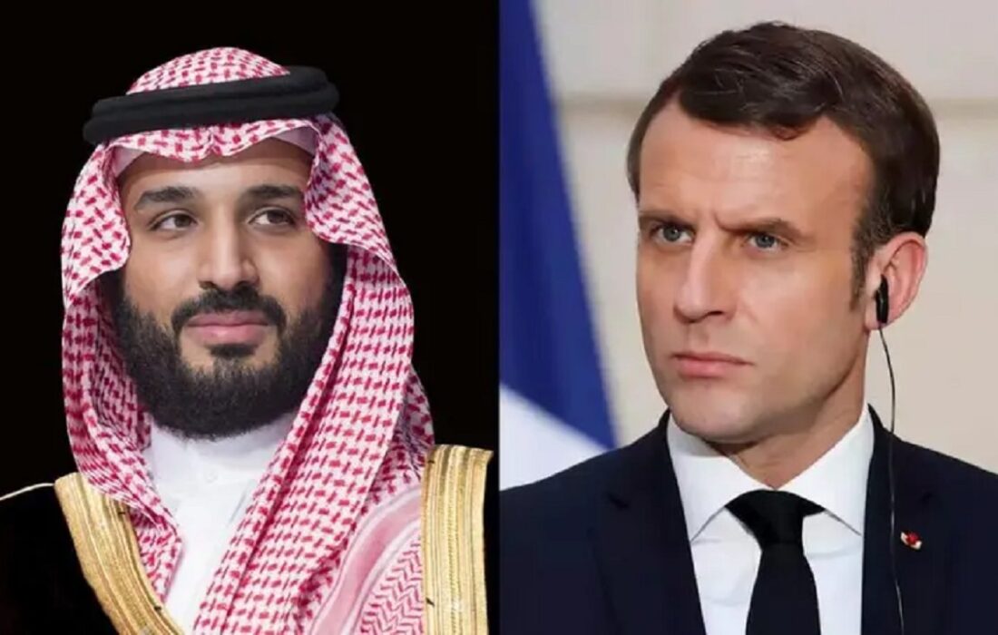 گفتگوی مکرون و ولیعهد سعودی درباره فلسطین