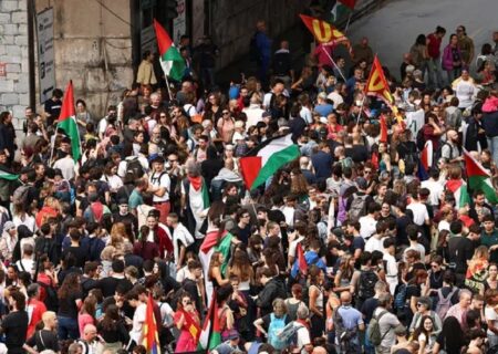 دسترسی به بندر جنوا ایتالیا در اعتراض به جنگ اسرائیل علیه غزه مسدود شد