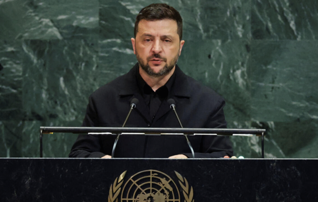 زلنسکی: اگر ملتی خواهان صلح است، باید روی سلاحهای خود کار کند