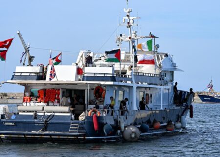 اعزام کشتی‌های نیروی دریایی ایتالیا و اسپانیا برای محافظت از ناوگان جهانی صمود