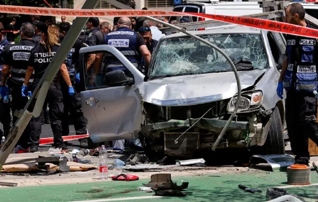 انفجار خودرو در تل آویو