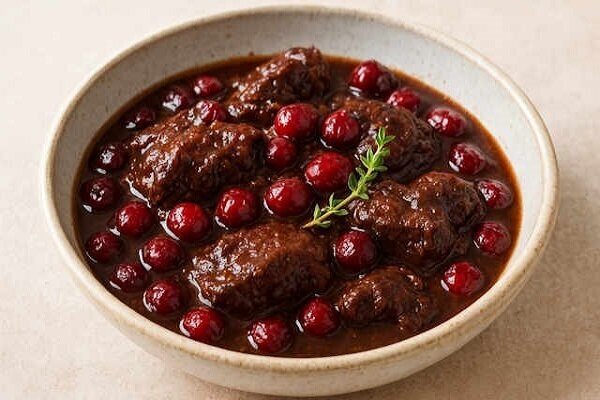 طرز تهیه خورش زغال اخته مجلسی در خانه