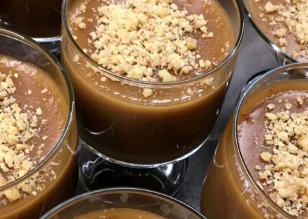 محلبی بیسکوییتی؛ دسر ۵ دقیقه ای