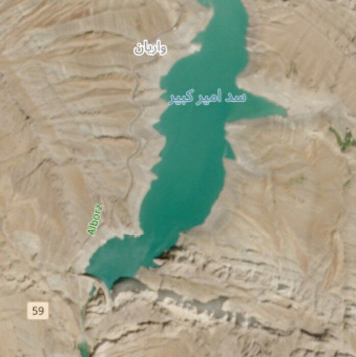 عکس: وضعیت سد کرج در مقایسه با ۲۰ روز پیش