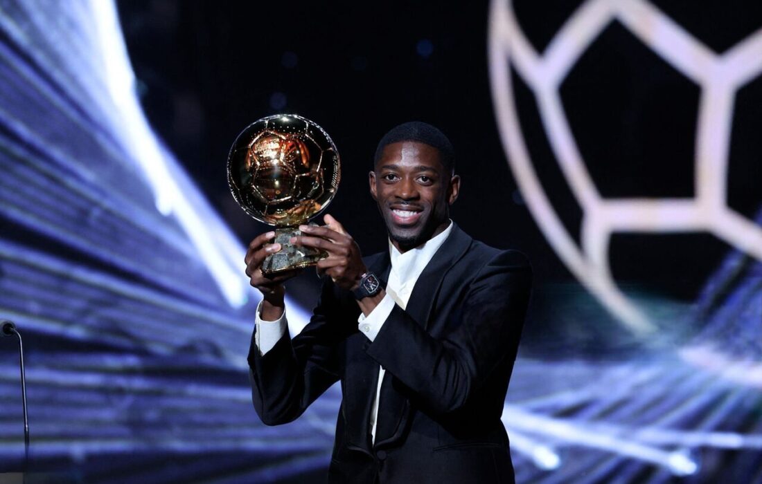 عثمان دمبله برنده توپ طلا ۲۰۲۵ شد + عکس