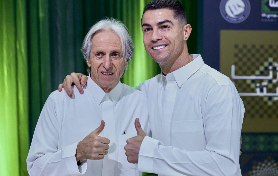 رونالدو و ژسوس در روز ملی عربستان