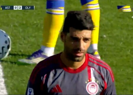 دبل مهدی طارمی در بازی امروز المپیاکوس مقابل آستراس