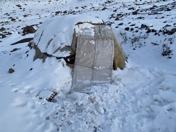 عکس | تصاویری از بارش برف در برخی نقاط مازندران