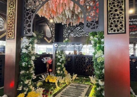 مزار سید حسن نصرالله آذین‌بندی شد