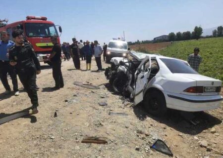 تصادف مرگبار پژو ۲۰۷ با سمند، ۳ قربانی گرفت