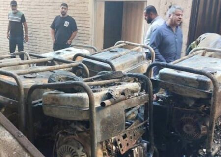 آتش در خیابان سعدی جنوبی زبانه کشید