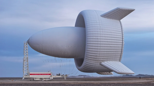 چین از بزرگ‌ترین توربین بادی هوایی جهان رونمایی کرد