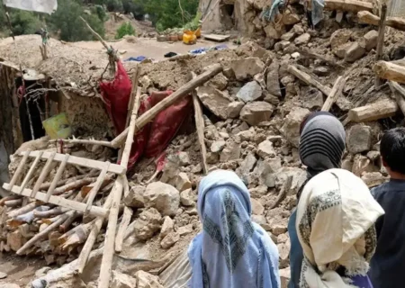 افزایش تلفات زلزله افغانستان به ۱۱۲۴ تن