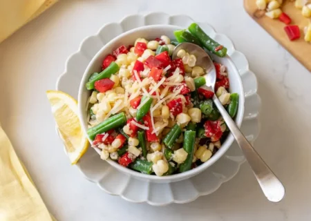 طرز تهیه سالاد لوبیا سبز و ذرت